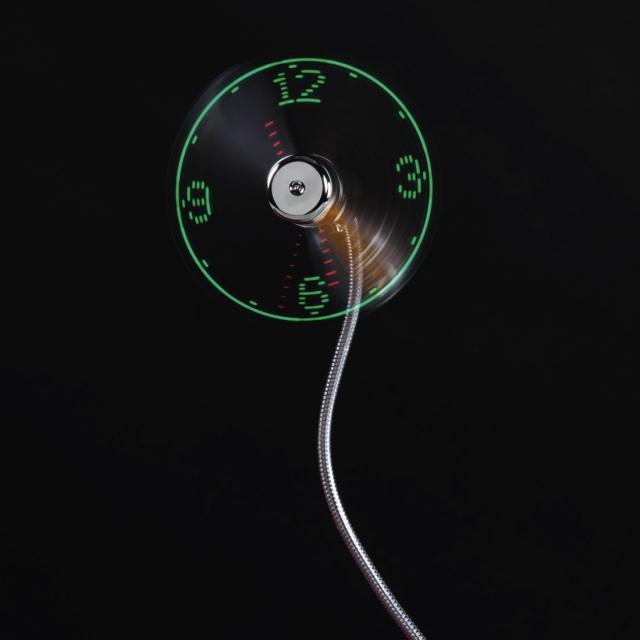 Hama USB Fan with Time Display, 12315 