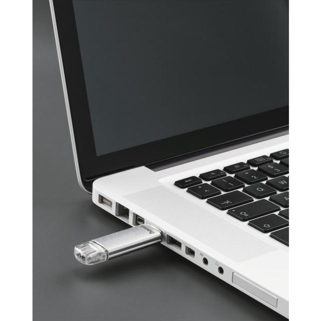 USB памет HAMA Тип USB-C/ USB-A 3.0 Laeta, 16GB, 40Mb/s 