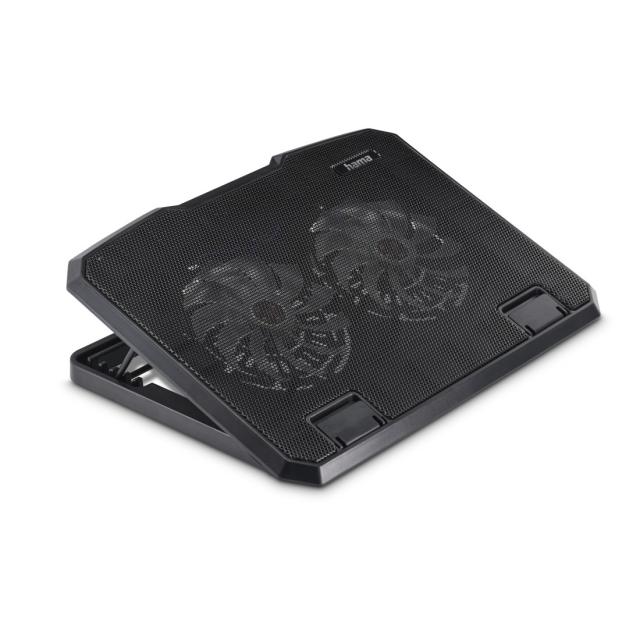 Hama "Black Metal" Laptop Cooler, 40 cm (15.6"), 126806 