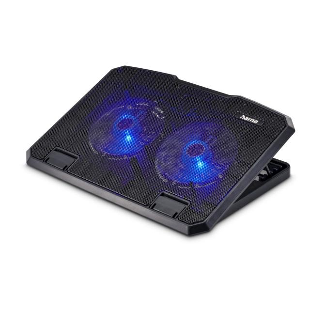 Hama "Black Metal" Laptop Cooler, 40 cm (15.6"), 126806 