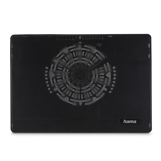 Hama "Slim" Laptop Cooler, Ultra-flat, Quiet, Lightweight, up to 40 cm (15.6"), black 