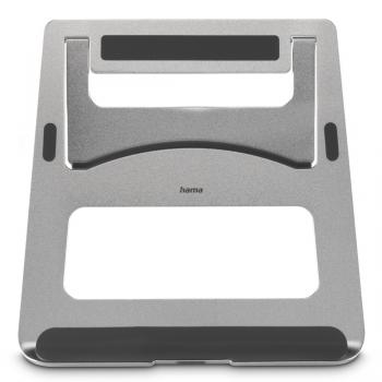 Hama "Aluminium" Laptop Stand, Folding, up to 40 cm (15.6"), silver