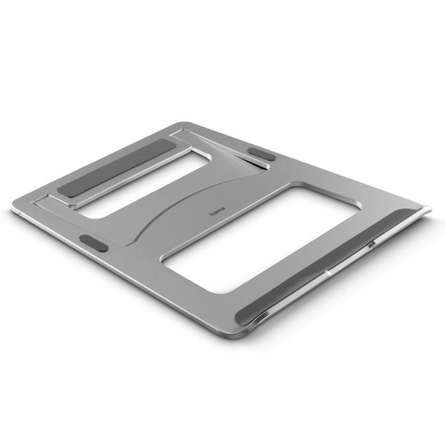 Hama "Aluminium" Laptop Stand, Folding, up to 40 cm (15.6"), silver 