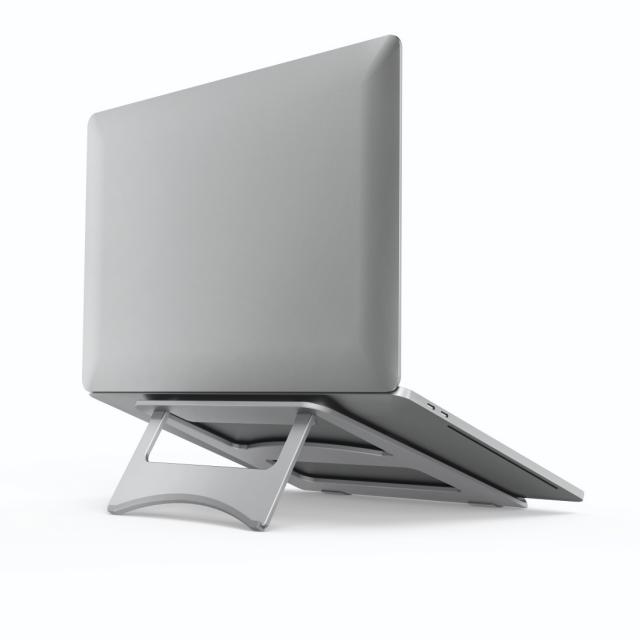 Hama "Aluminium" Laptop Stand, Folding, up to 40 cm (15.6"), silver 