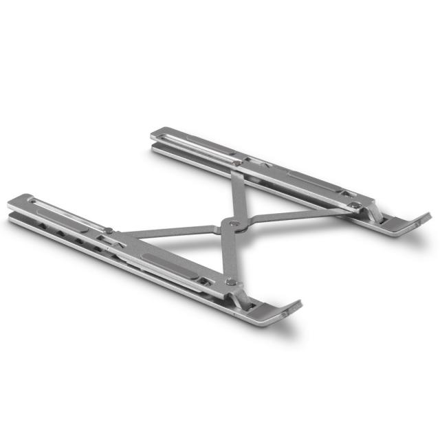 Hama "Aluminium" Laptop Stand, 6-stage Tilt, Folding, up to 40 cm (15.6"), silve 