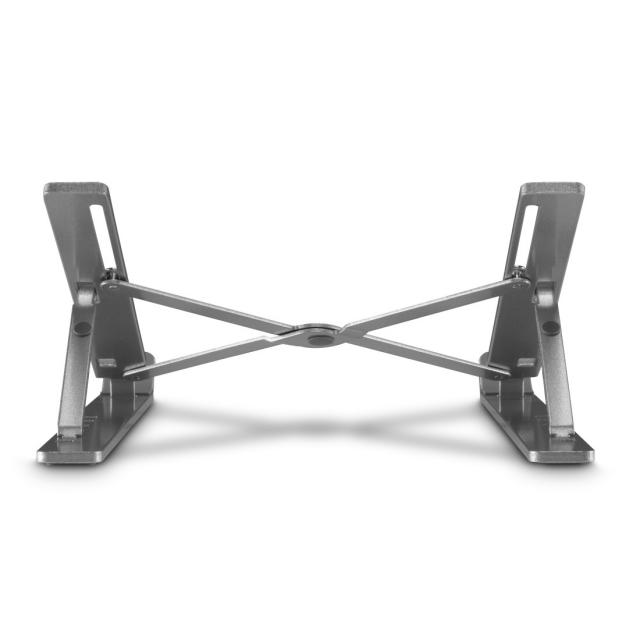 Hama "Aluminium" Laptop Stand, 6-stage Tilt, Folding, up to 40 cm (15.6"), silve 