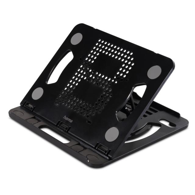 Hama "Rotation" Laptop Stand, 360° Swivel, 8-stage Tilt, up to 40 cm (15.6"), blk 