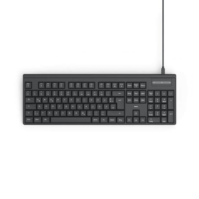 Hama Cable Keyboard CK-100, 