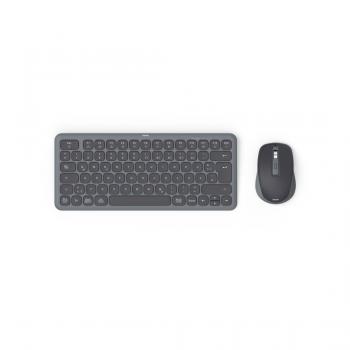 HAMA Wireless mini keyboard and mouse set "WKM-500", TKL, Cyrillic, 173061