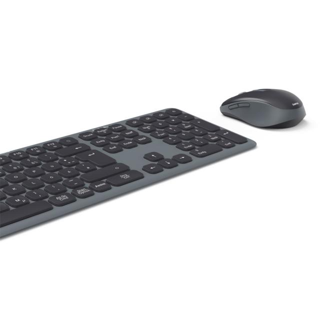 Hama Wireless keyboard and mouse set WKM-550, black 173065 