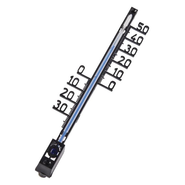 Hama Indoor/outdoor thermometer, tree structure, 16 cm, analogue 