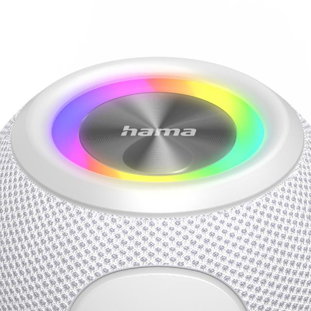 Hama "Ball Shape Speaker" Bluetooth® Loudspeaker, 5 Light Modes, 5W, 188238 