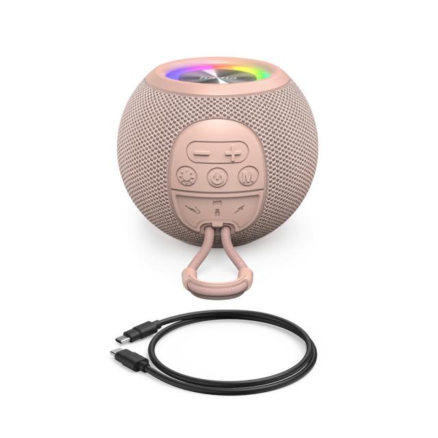 Hama "Ball Shape Speaker" Bluetooth® Loudspeaker, 5 Light Modes, 5W, 188240 