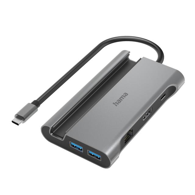 Докинг станция за лаптоп HAMA "Connect2Mobile V2" USB-C 7 в 1 