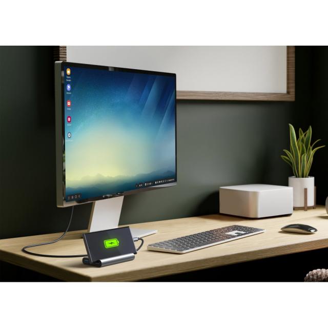 Докинг станция за лаптоп HAMA "Connect2Mobile V2" USB-C 7 в 1 