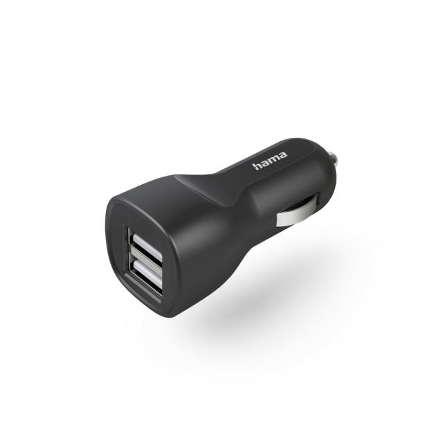 Hama Car Charger, 2x USB-A, 12 W, 201636 