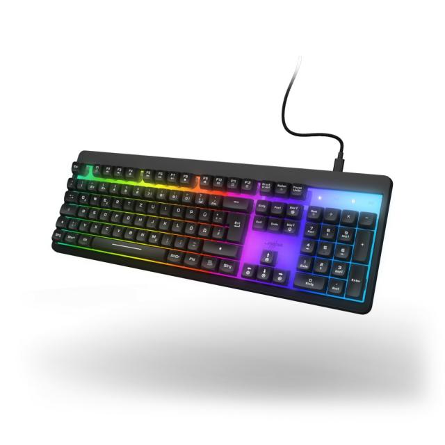 uRage "Exodus 215 Illuminated" Gaming Keyboard, black, QWERTY 