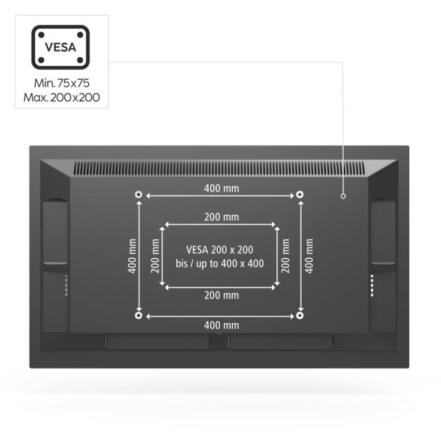 Стойка за TV за монтаж на таван, 117 cm (46") , до 20 кг, 220876 