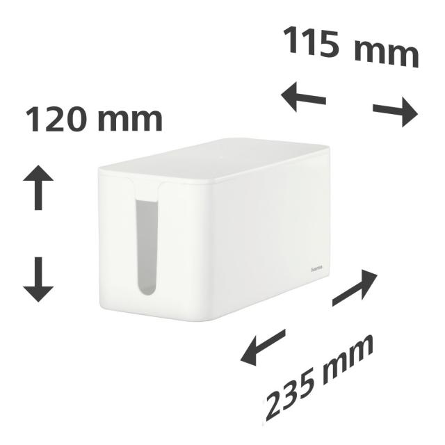 Hama "Mini" Cable Box, for Power Strip, 221010 