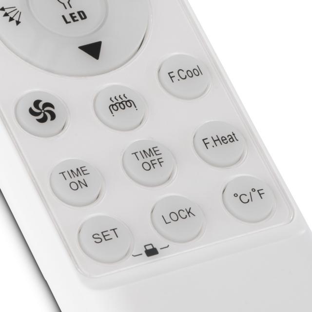 Hama Universal Remote Control for Air-Conditioning Systems and Units, Infra-Red, Wall Bracket 