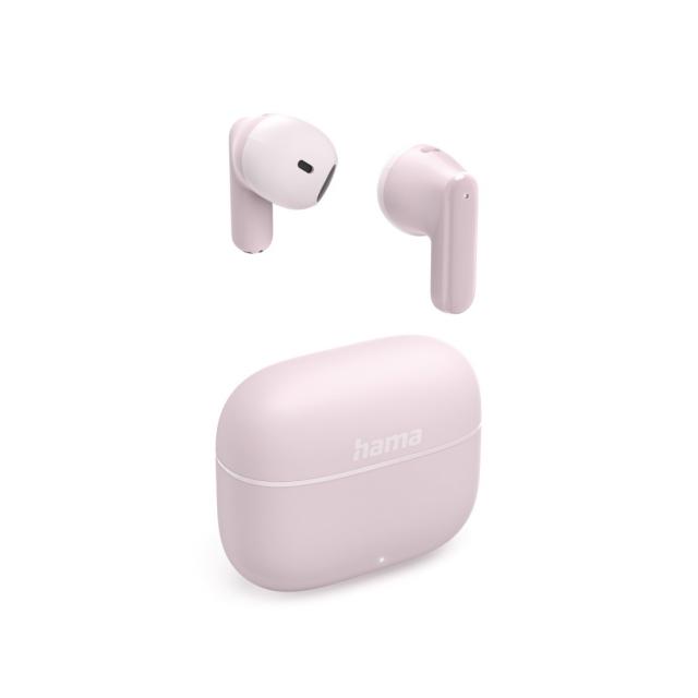 Hama “Freedom Light II” Bluetooth® Headphones, TWS, Earbuds, Voice Control, pink 