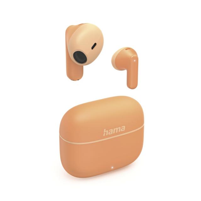 Hama “Freedom Light II” Bluetooth® Headphones, TWS, Earbuds, Voice Control, Orange 