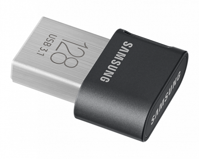 USB памет Samsung FIT Plus, 128GB, USB-A, Черна 