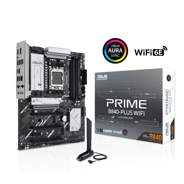 Дънна платка ASUS PRIME B840-PLUS WIFI DDR5, AM5 