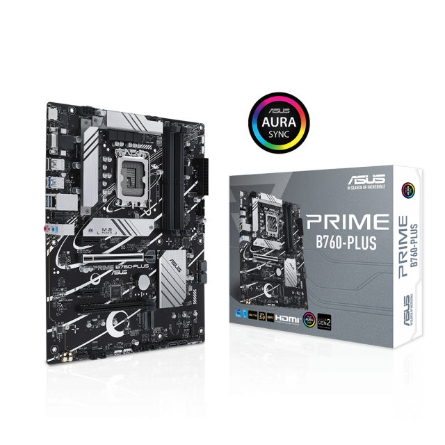 Дънна платка ASUS PRIME B760-PLUS DDR5, LGA 1700, ATX 