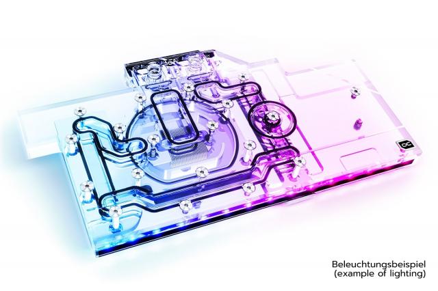 GPU Water Block Alphacool Eisblock Aurora Acryl GPX-N RTX 3080/3090 Aorus Master/Xtreme with Backplate 