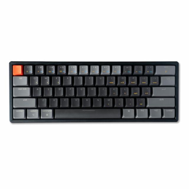 Геймърска Механична клавиатура Keychron K12 Hot-Swappable Aluminum 60% Gateron Red Switch RGB LED ABS 