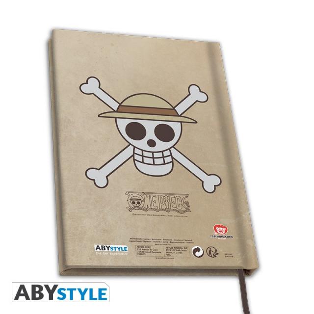 Тефтер ABYSTYLE ONE PIECE Notebook Wanted Luffy 