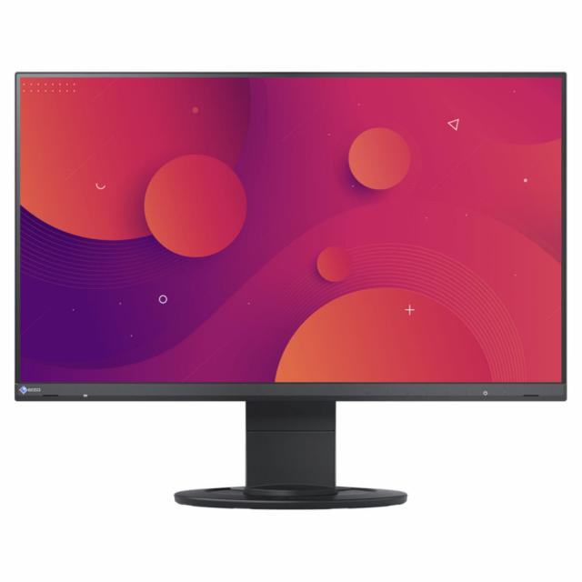 Монитор EIZO FlexScan EV2460, IPS, 23.8 inch, Wide, Full HD, D-Sub, DVI-D, HDMI, DisplayPort, Черен 