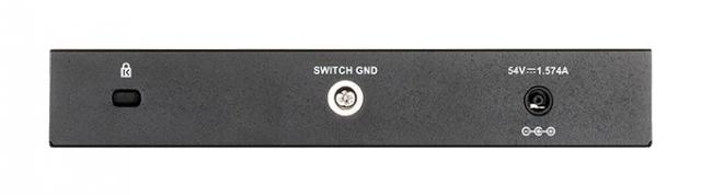 Суич D-Link DGS-1100-08PV2/E, 8 портов PoE 10/100/1000 Gigabit Smart Switch, управляем, за монтаж в шкаф 