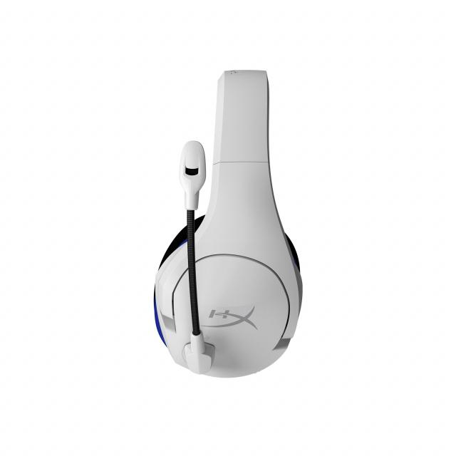 Геймърски безжични слушалки HyperX, Cloud Stinger Core Wireless (PS5), Микрофон, Бял/Син 