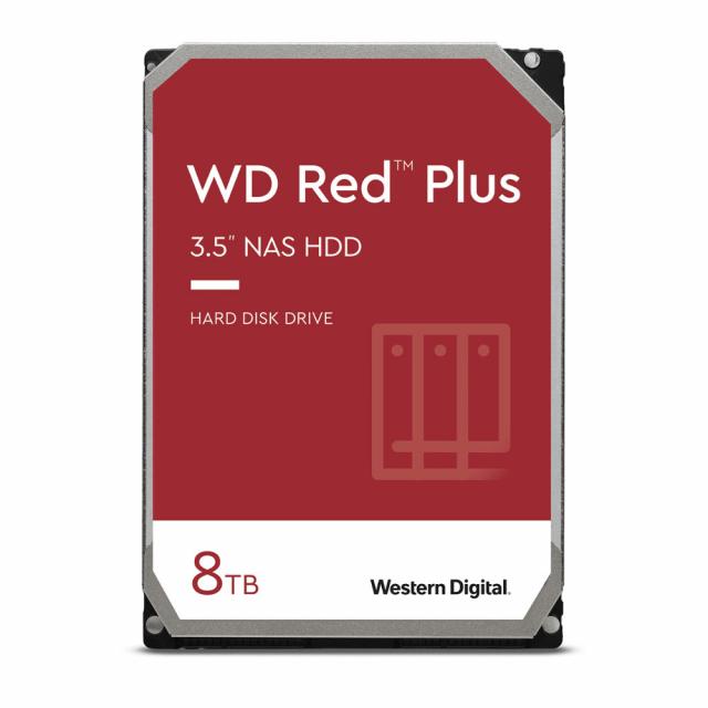 Western Digital Red Plus 8TB NAS 3.5" 128MB 5640RPM 