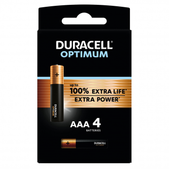 DURACELL OPTIMUM MX2400 Alkaline Battery LR03 AAA / 4 pcs. pack / 1.5V