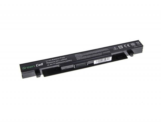 Laptop Battery for ASUS A41-X550A 14.4V 2.2Ah GREEN CELL 