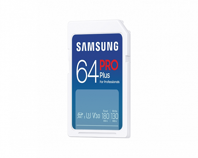 Memory card Samsung PRO Plus SD Card (2023), 64GB, White 