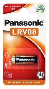 PANASONIC 12V alkaline battery 1pc. blister alarm A23 LRV08