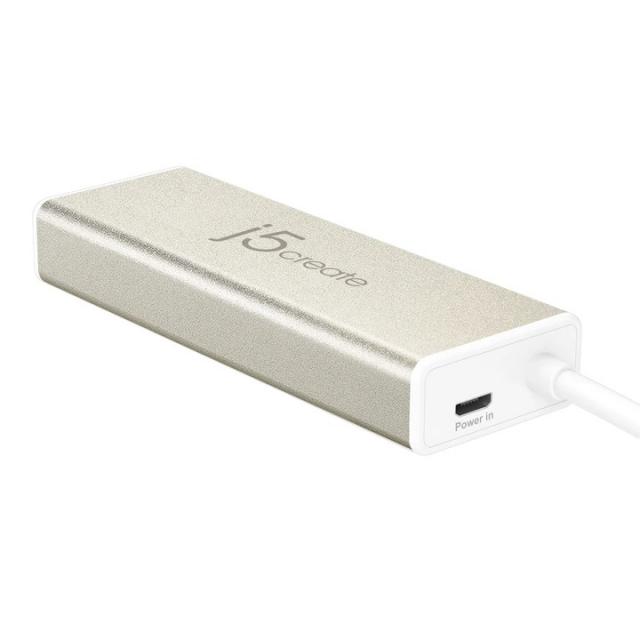 USB-C 3.1 Хъб 3-портов J5create, J5-JCH347 