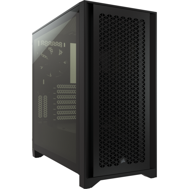 Кутия Corsair 4000D Airflow Mid Tower, Tempered Glass, Черна 