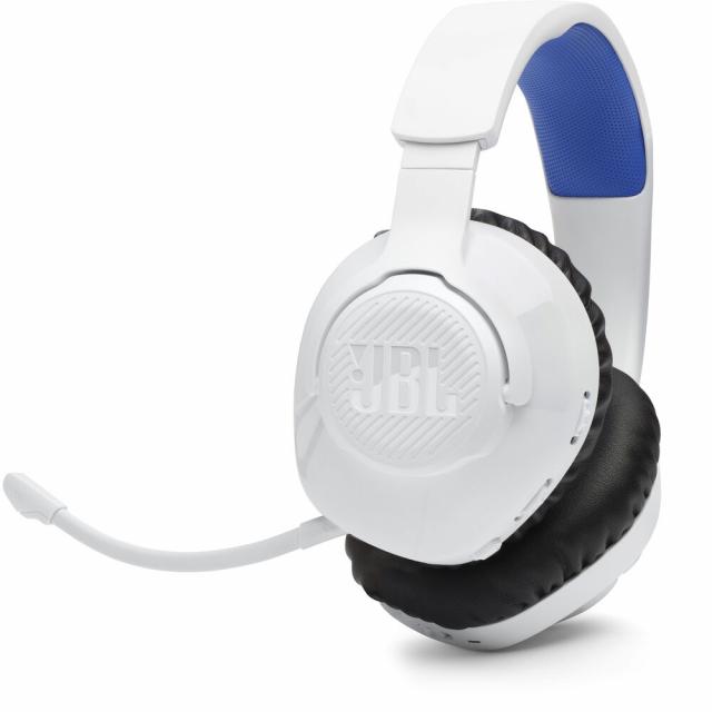 Геймърски Безжични Слушалки JBL Quantum 360 за Playstation, Бели 