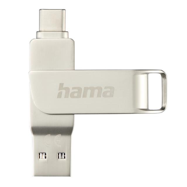 Флаш памет HAMA "C-Rotate Pro", USB-C 3.1/3.0, 64GB, 70MB/s, 182490 