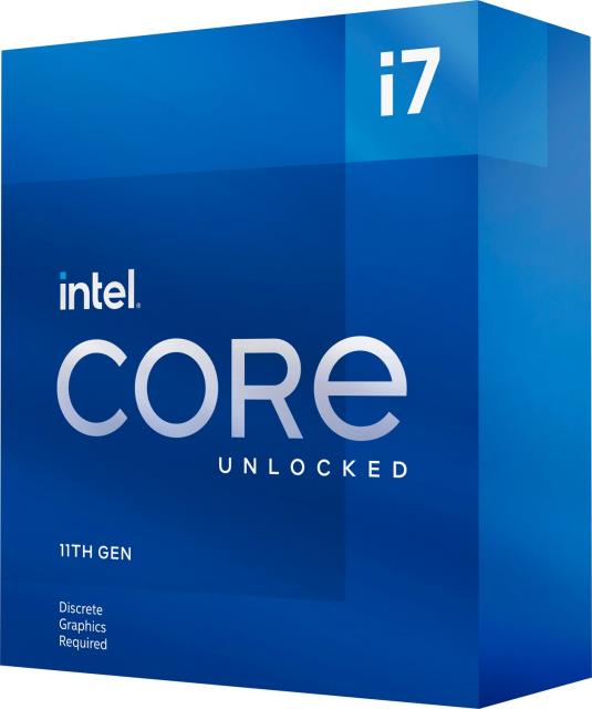 Процесор Intel Rocket Lake Core i7-11700KF, 8 Cores, 3.60Ghz, 16MB, 125W, LGA1200, BOX 