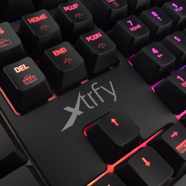 Геймърскa механична клавиатура Xtrfy K2 RGB Kailh Red Switch, UK Layout 