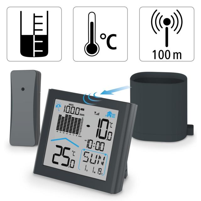 Hama "Rainy" Weather Station with radio pluviometer 