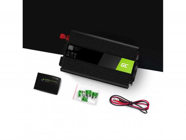 Inverter 12/220 V  DC/AC 1000W/2000W  Modified sine wave GREEN CELL 