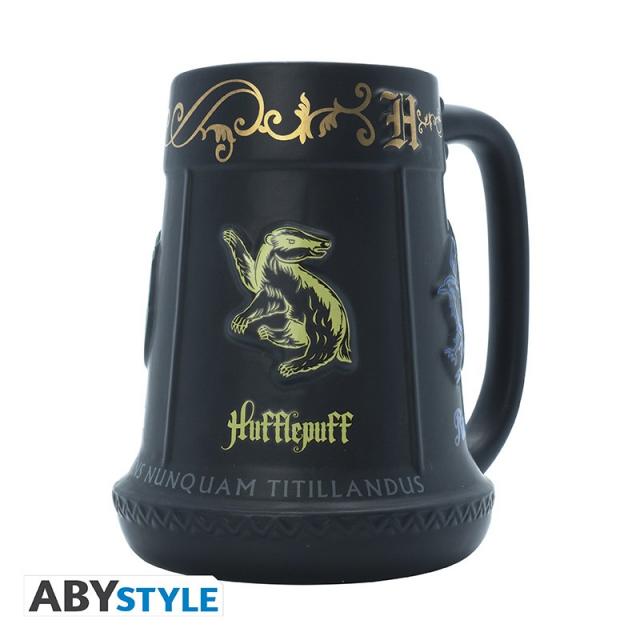 ABYSTYLE HARRY POTTER Mug 3D Four Houses 