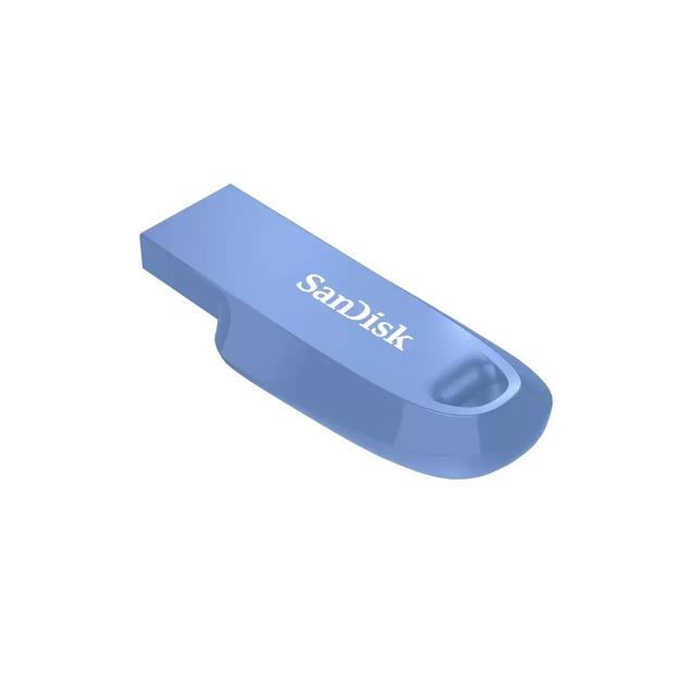 USB памет SanDisk Ultra Curve 3.2, 128GB, USB 3.1 Gen 1, Син 